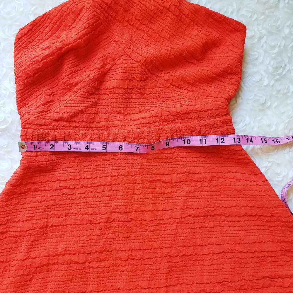 Sugar Lips Orange Crisscross Cut Out Dress - Picture 6 of 9